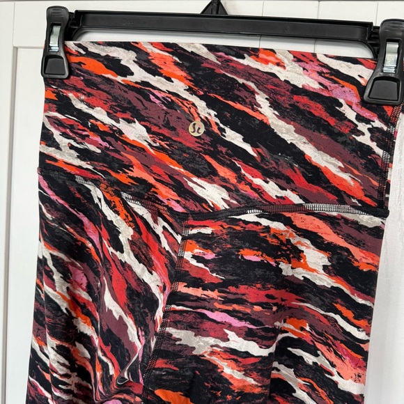 Lululemon Align HR 25” Tiger Tide Lunar New Year Leggings Size 0 (No tag) Nulu - Picture 7 of 8